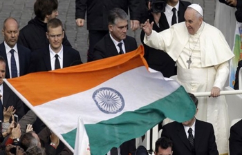 Pope canonises India's Father Kuriakose Elias Chavara and Sister Euphrasia in Vatican