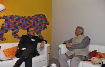 Finance Minister meeting Prof Muhammad Yunus, Nobel Laureate
