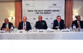 Finance Minister addressing the CII BCG Breakfast Session on India - The Next Growth Engine for the World