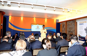 Successful Investment Promotion under Make in India Scheme held with Andhra Pradesh Chief Minister, 19th January, 2016, Zurich