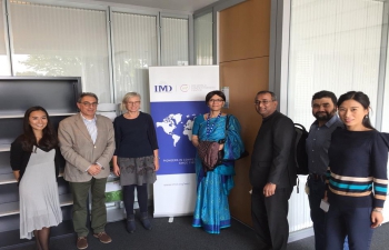 Visit to IMD Lausanne.