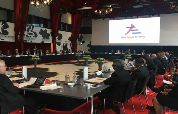 Asia Europe Meeting (ASEM) SOM Meeting, Zurich on May 3-4, 2018