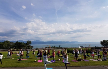 4th   International Day of Yoga Celebration in Lausanne on June 21, 2018
