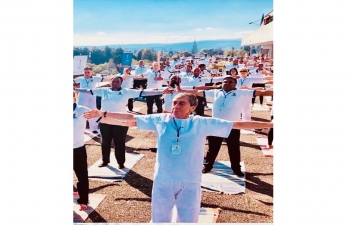 4th International Day of Yoga celebration at Berne on June 25, 2018