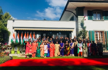 Indian Independence Day Celebrations at Embassy of India to Switzerland, The Holy See & Lichtenstein,  August 15, 2018