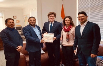 Ambassador‘s meeting with board member of Art of Living Foundation in Berne on March 12th 2019
