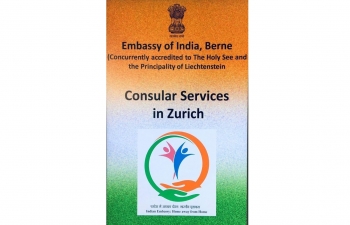 Consular services in Zurich on June 1st 2019