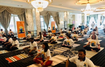 Yoga day celebrations in Berne on June 21st 2019