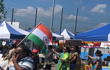 India Stall set up at the International School of Berne, in Berne on June 23 rd  2019