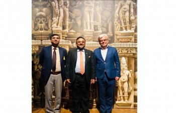 Ambassador at the “Mirror Exhibition” at Rietberg Museum at Zurich on June 20th  2019
