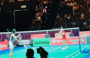 Wishing P V SINDHU all the best for the final BWF -World Badminton  Championship on 25.08.2019