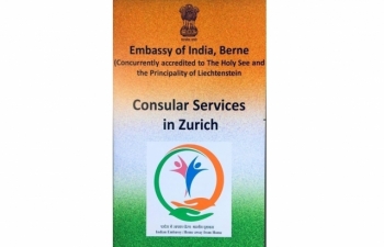 CONSULAR SERVICES IN ZURICH ON 21st SEPT 2019.