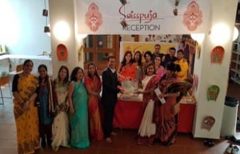 PRESERVING DURGA PUJA TRADITIONS IN SWITZERLAND 4th Oct, 2019.
