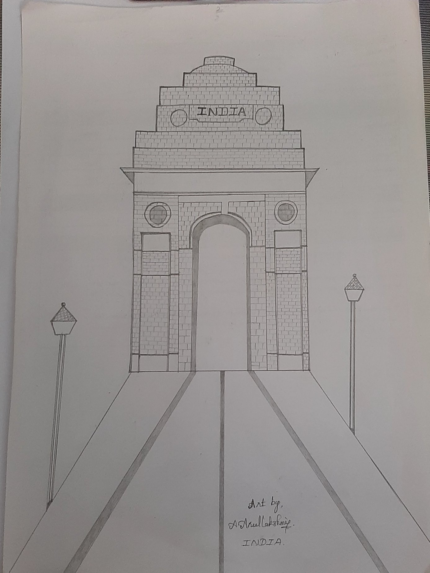 India in Switzerland  Liechtenstein  INDIAN MONUMENTS THROUGH YOUR EYES  Overwhelming response for online pencil drawing event on Indian Monuments  Selected entries are featured here in alphabetical order of names1223  CHARMINAR