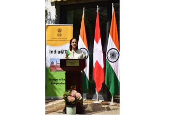 Glimpses of Indian Independence Day Diplomatic Reception hosted at Bern by Ambassador Monika Kapil Mohta on 18 August, 2021.