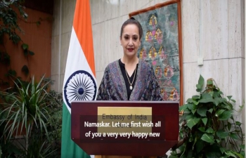 Video message by Ambassador Ms. Monika Kapil Mohta on the occasion of Pravasi Bharatiya Divas & World Hindi Day on 10 January 2022